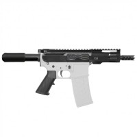 AR-15 300 Blackout 5" Shark Pistol Kit - Side Cut Billet Upper with 4" Handguard - Classic Mini